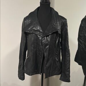 Michael Kors Women's Black Leather Jacket